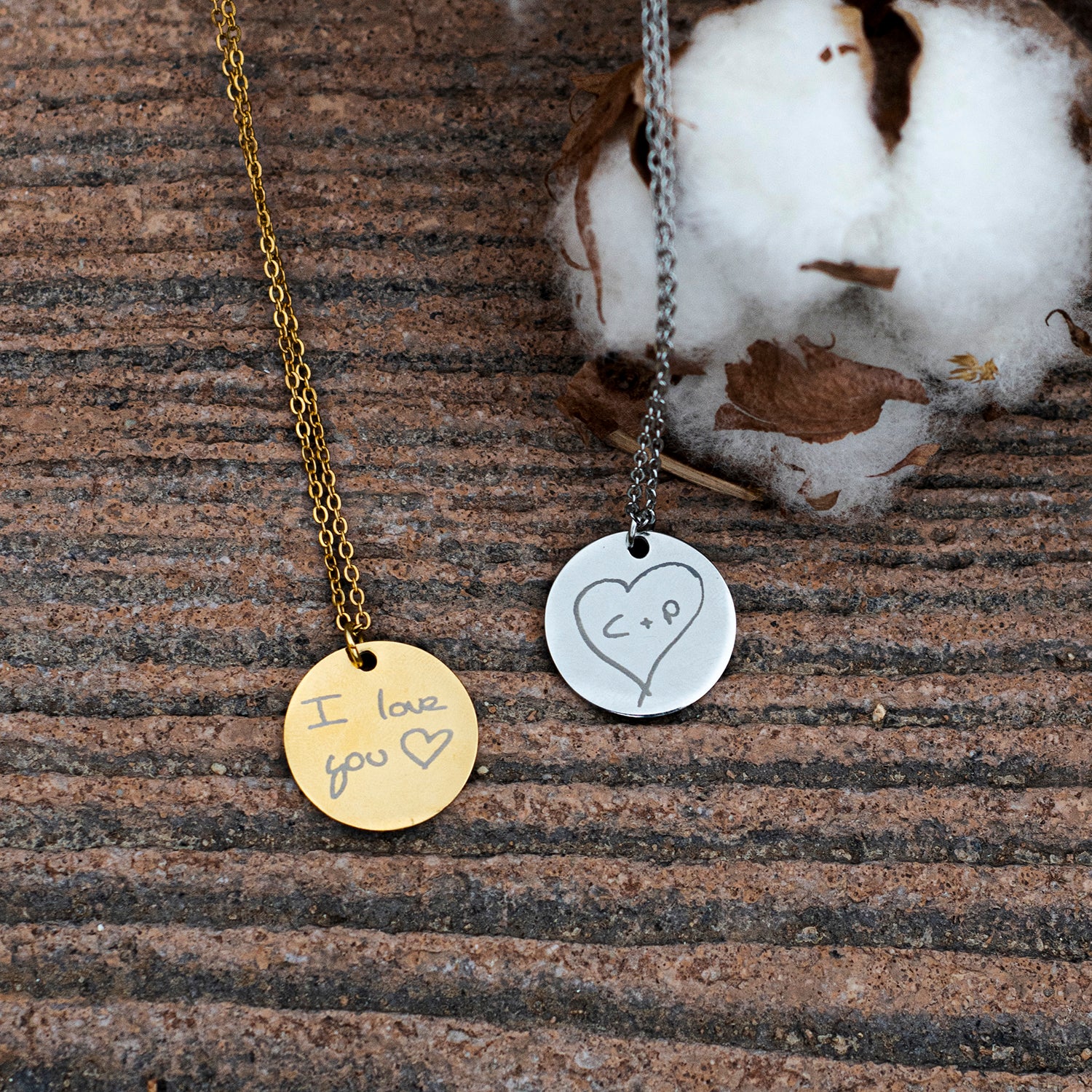 Necklace Handwritten Message 