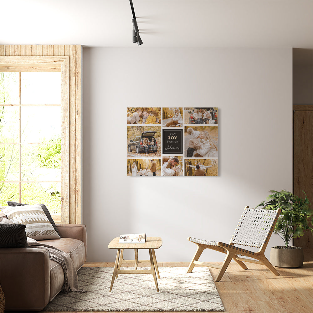 Interior Canvas Family Big Collage