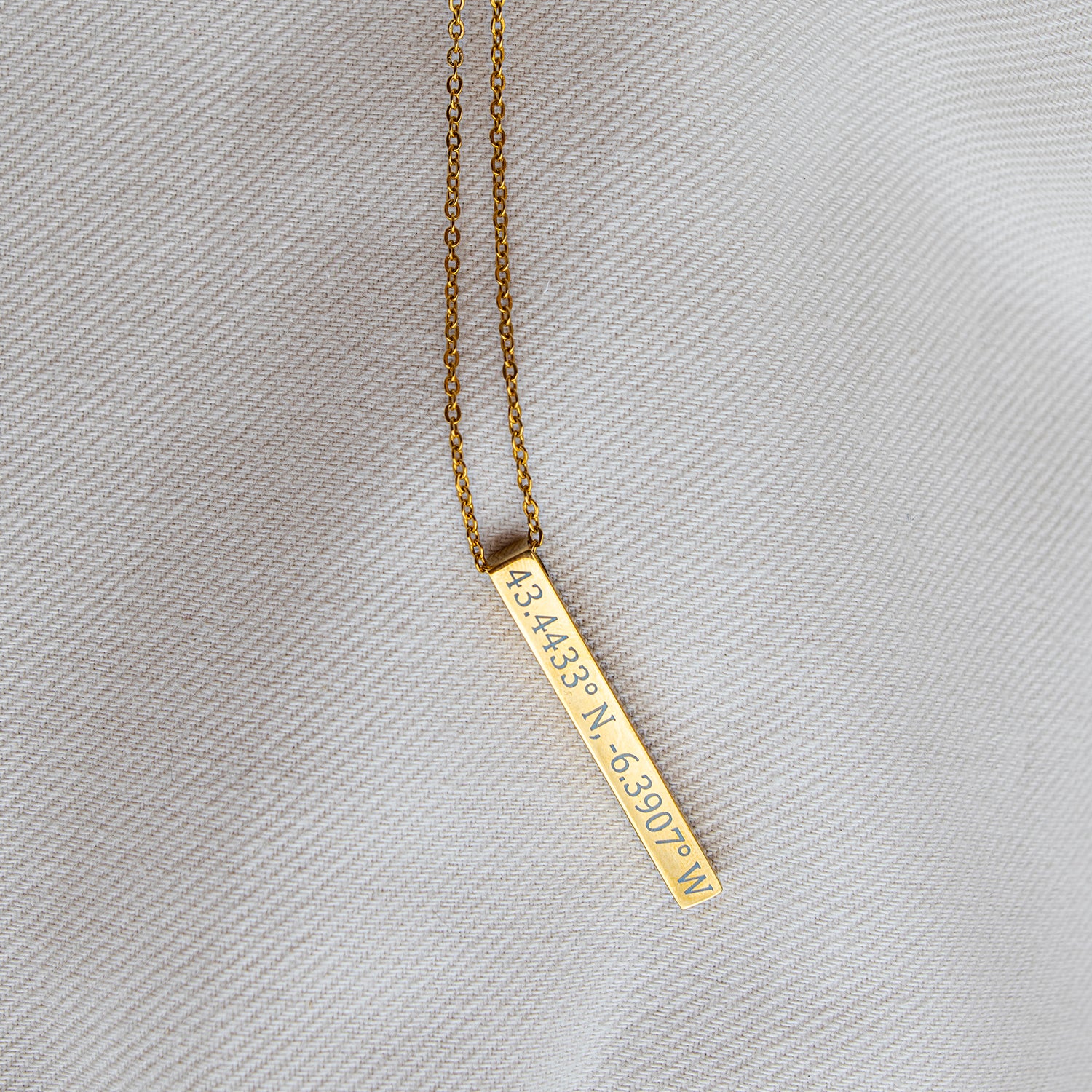 Personalised Coordinates Necklace