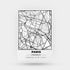 Personalised Transparent Plaque Map