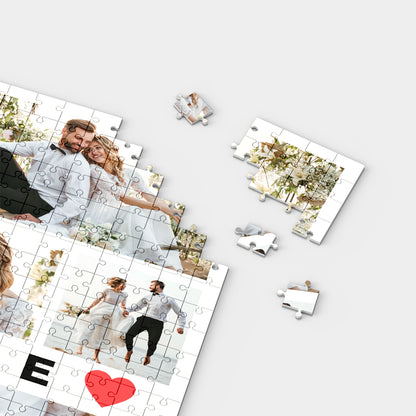 Personalized Custom Puzzles Love Collage