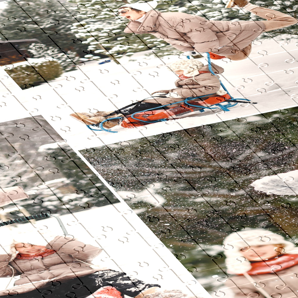Personalized Puzzles Grid Close Up