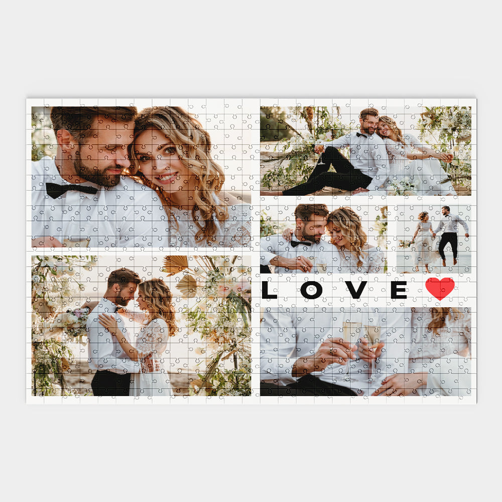 Personalized Puzzles Love Collage