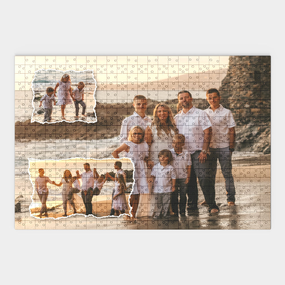 Personalized Puzzles Torn Paper