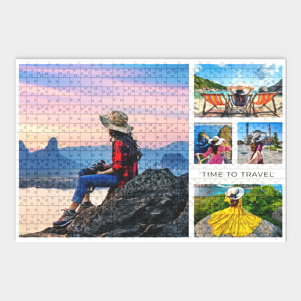 Personalized Puzzles Travel Collage