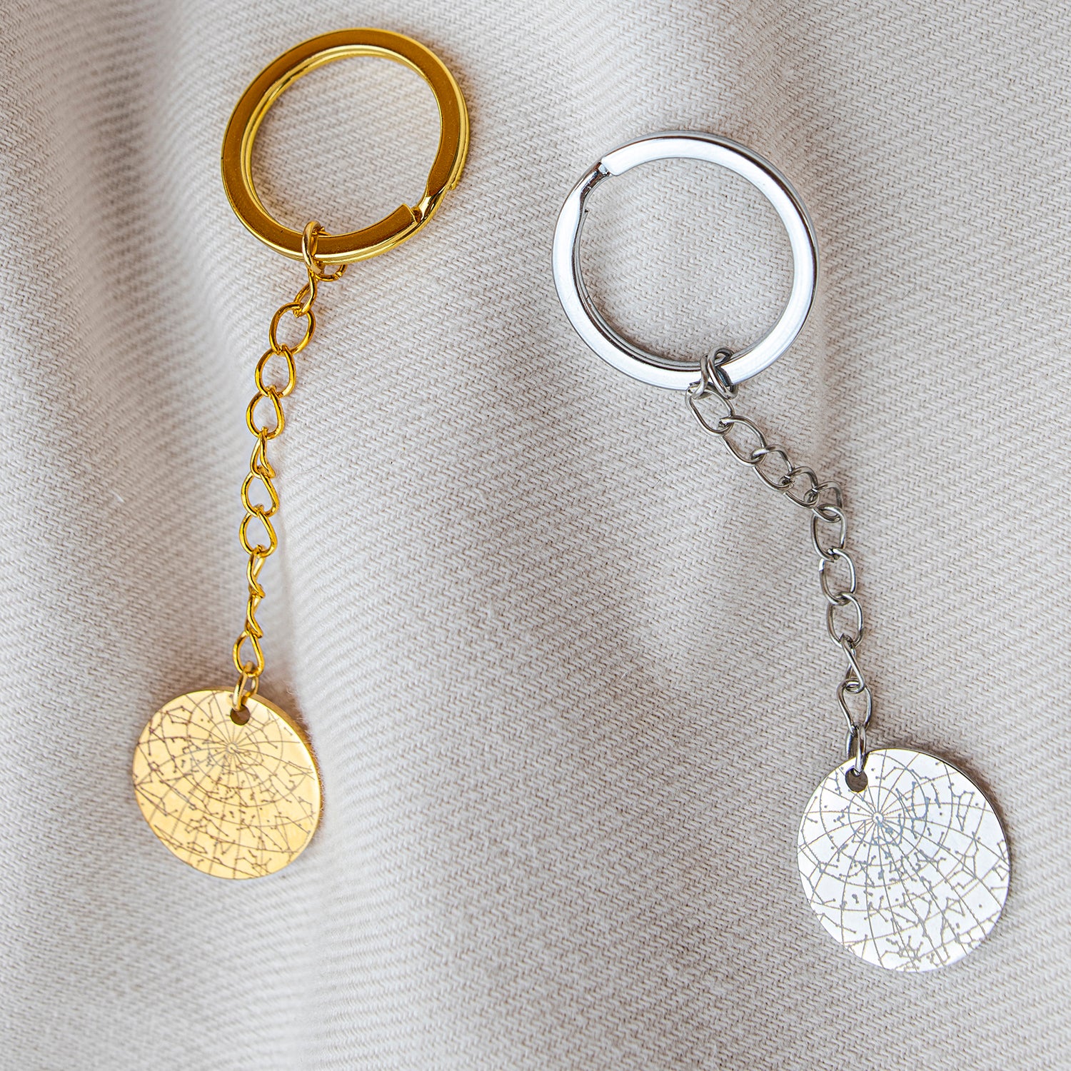 Keychain Star Map 