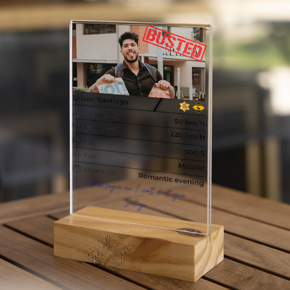 Transparent Plaque Speed radar