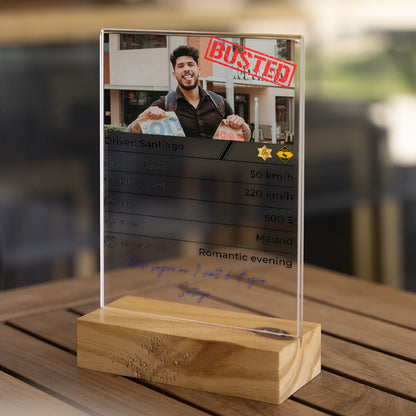 Transparent Plaque Speed radar